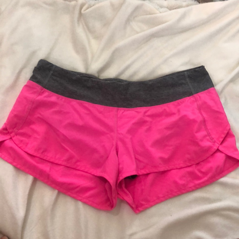 Lulu lemon “speed up” shorts size 10